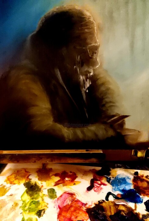 Steps of the making of the work