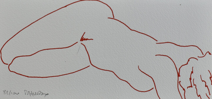 Sérigraphie n° 42 印花与版画, 4.1x8.5 in