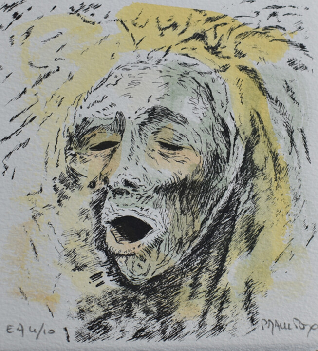 Sérigraphie n° 47 印花与版画, 5.5x5.1 in