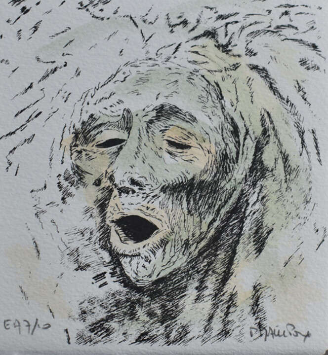 Sérigraphie n° 50 印花与版画, 5.5x5.1 in