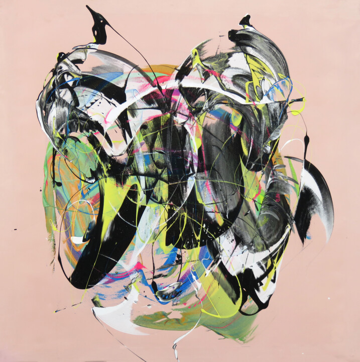 Painting titled "Papillon Bastarumis" by Eustaquio Carrasco Carrasco, Original Artwork, Acrylic