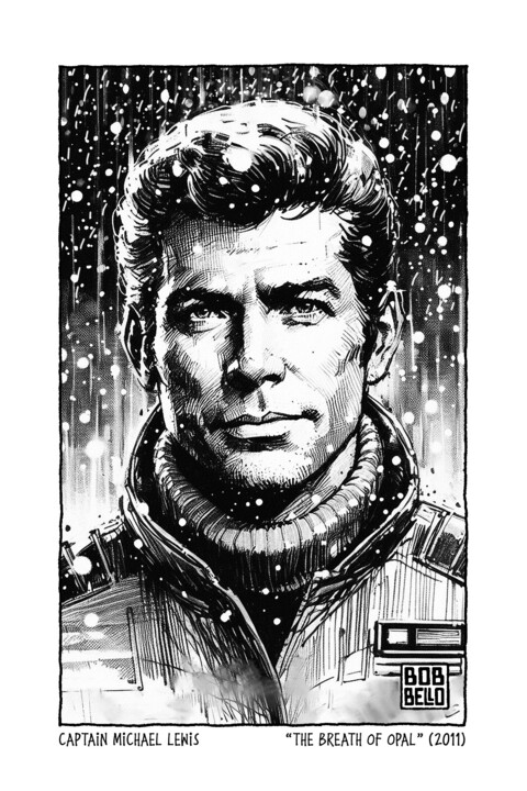 Captain Michael Lewis 2 数字艺术