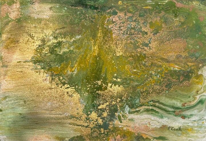Peinture intitulée "Fields of Gold" par Elisa Cook Benbassat Bassat, Œuvre d'art originale, Acrylique
