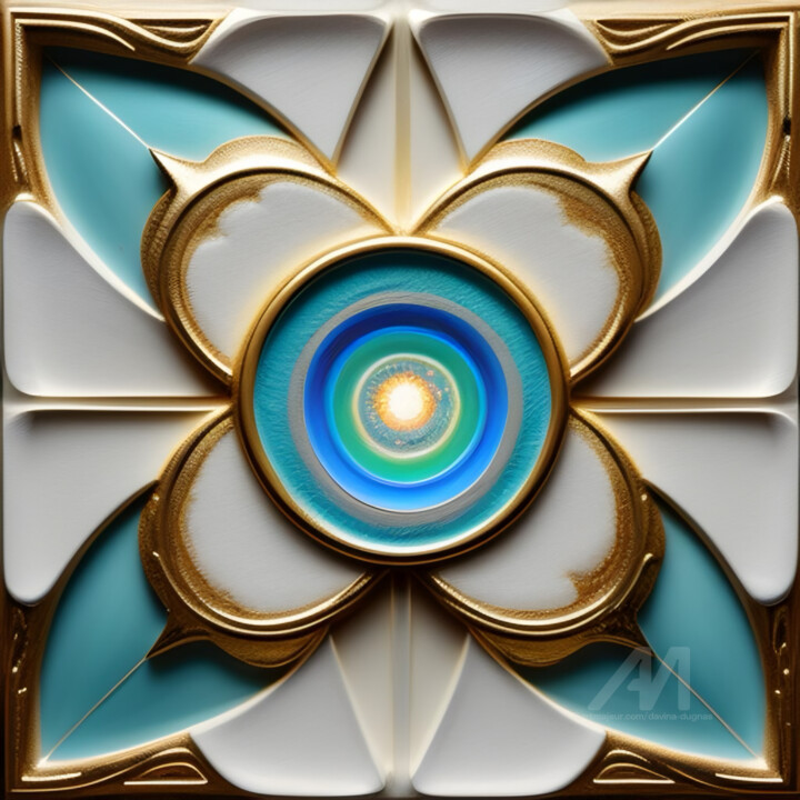 Gate keeper, beyond Nirvana 数字艺术, 23.6x23.6 in