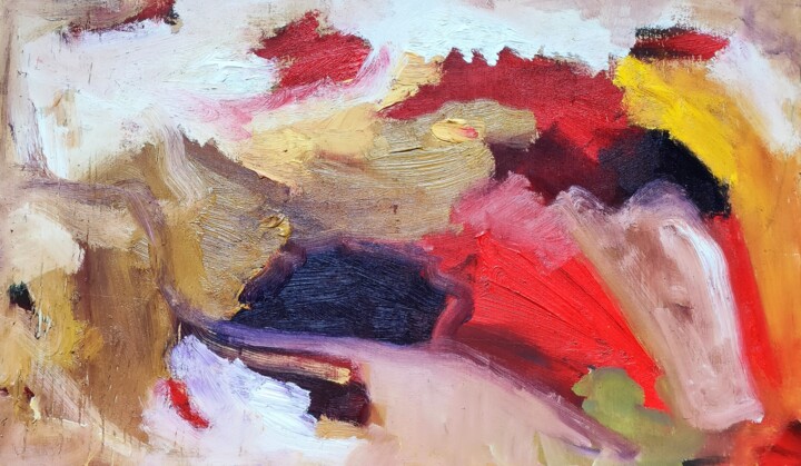 L'éveil 绘画, 10.6x18.1 in