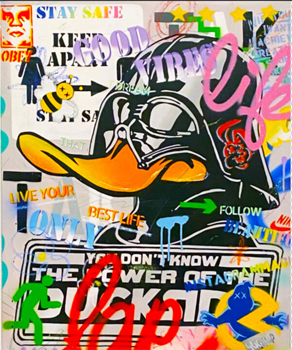 Duck Vador Schilderij, 28,7x23,6 in