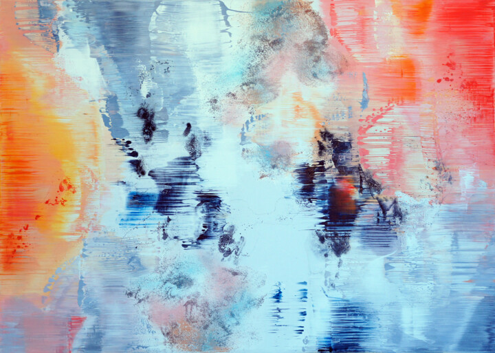 100 x 140, Ohne Titel. 绘画, 39.4x55.1 in