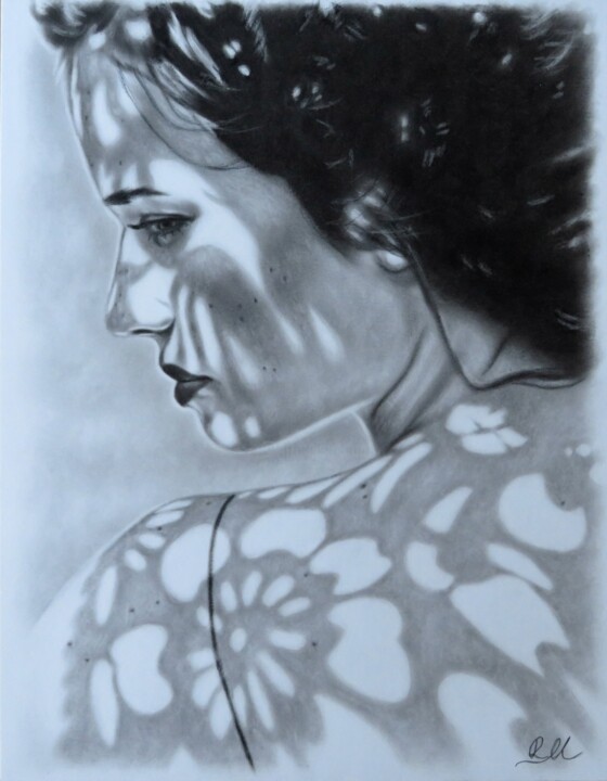 "Shadows" 绘画, 14x11.8 in