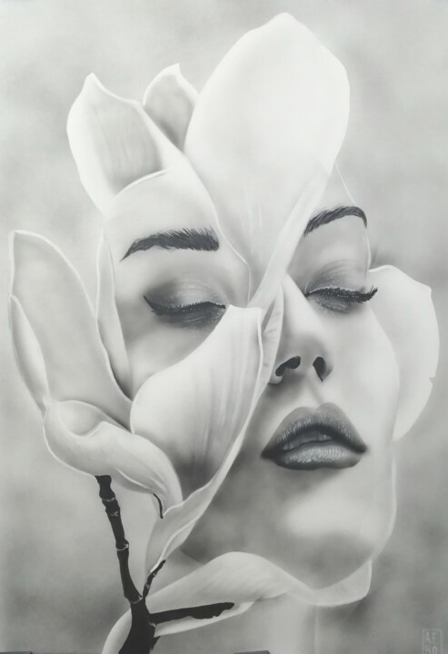 Painting titled "Fragile" by Aéro, Original Artwork, Acrylic