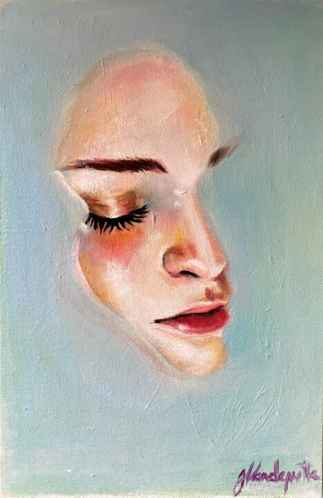 Le bain 绘画, 16.1x10.6 in