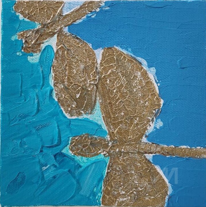 "Why Drag When You Can Fly" 绘画, 6x6 in