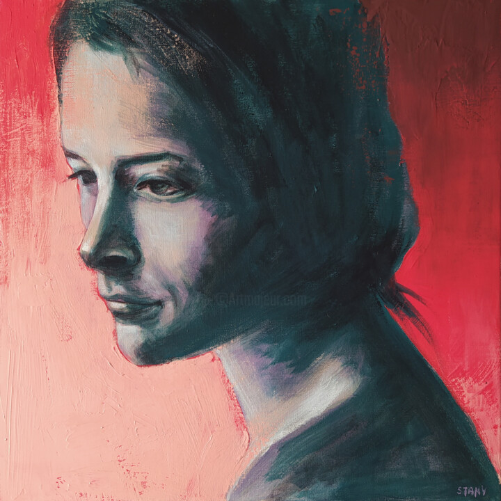 绘画,  15.4x15.4 in 