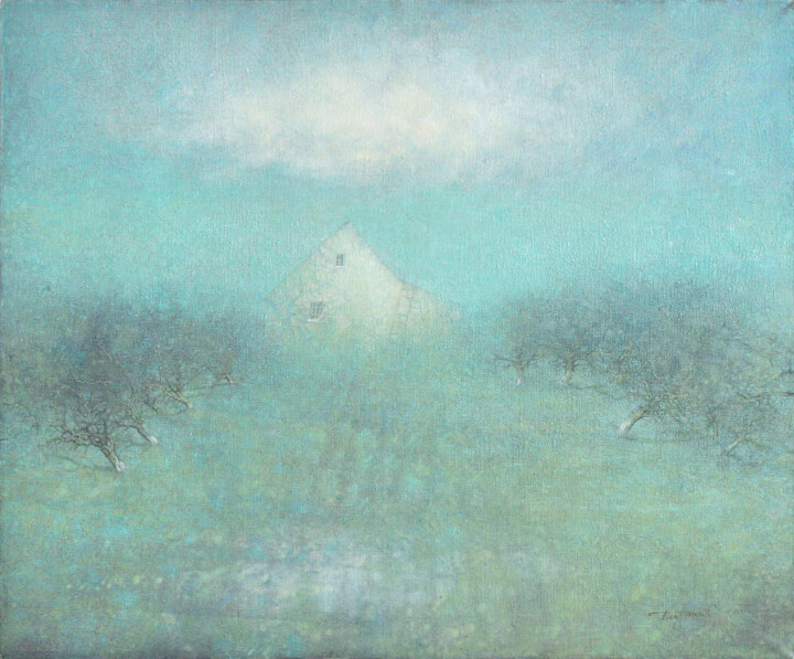 My childhood garden Pittura, 39,4x47,2 in