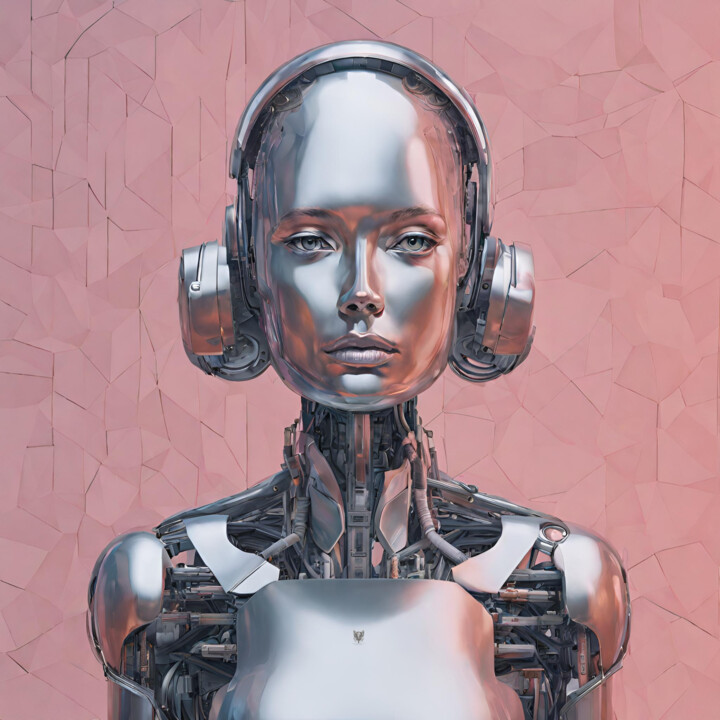 Digital ART 90 - Robot Humanoid Digital Arts