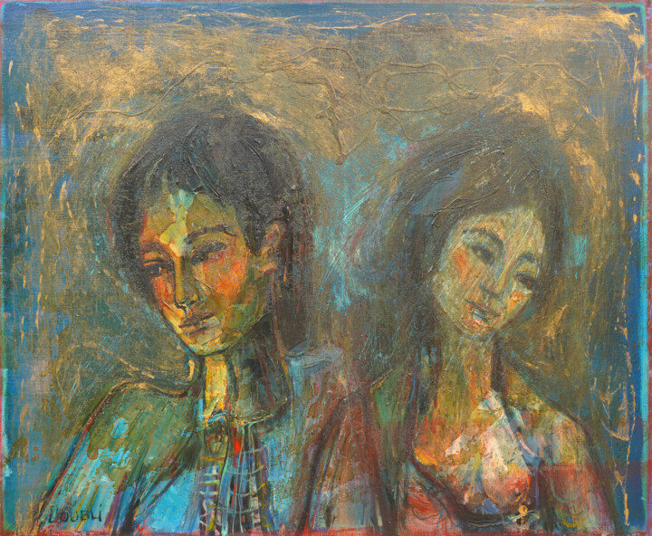 L'oubli 绘画, 23.6x28.7 in