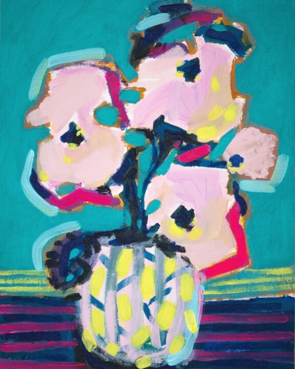 Flower Bouquet II 绘画, 15.8x11.8 in