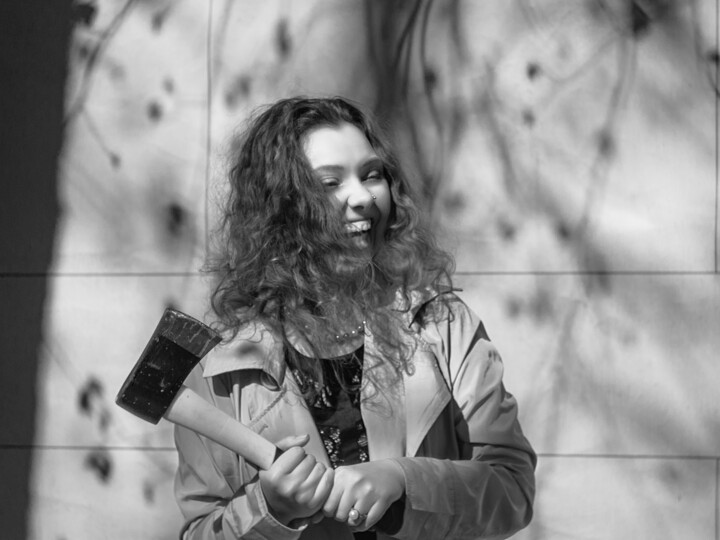 Photography titled "An ordinary girl wi…" by Maria Sarkan, Original Artwork, Digital Photography