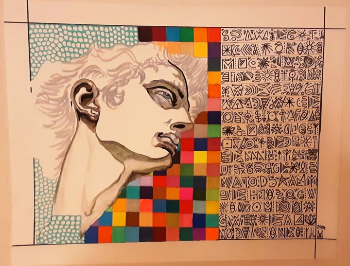 绘画,  19.7x25.2 in 