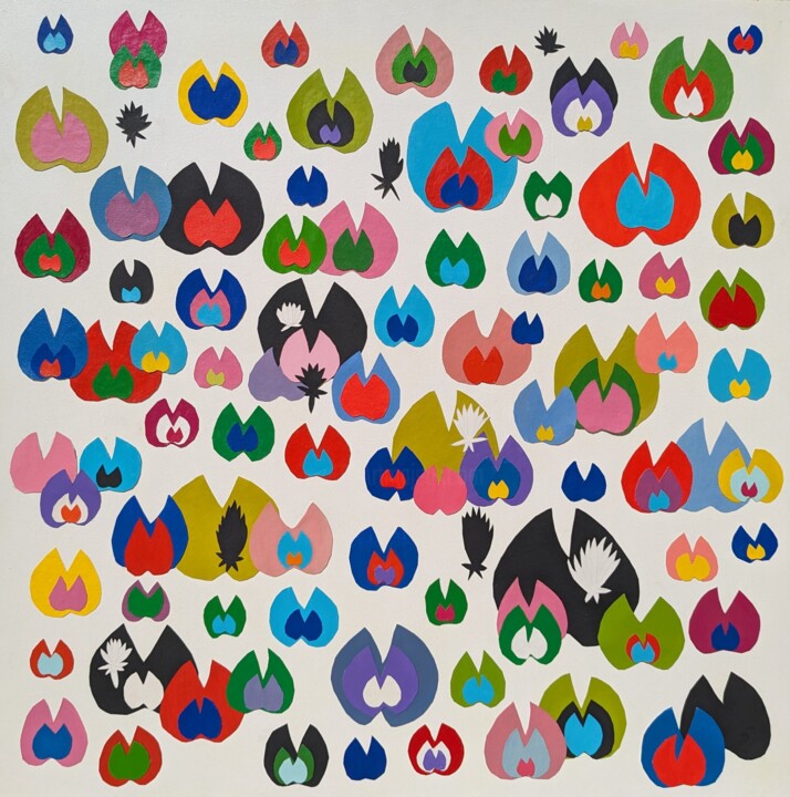 Collages,  31,5x31,5 in 