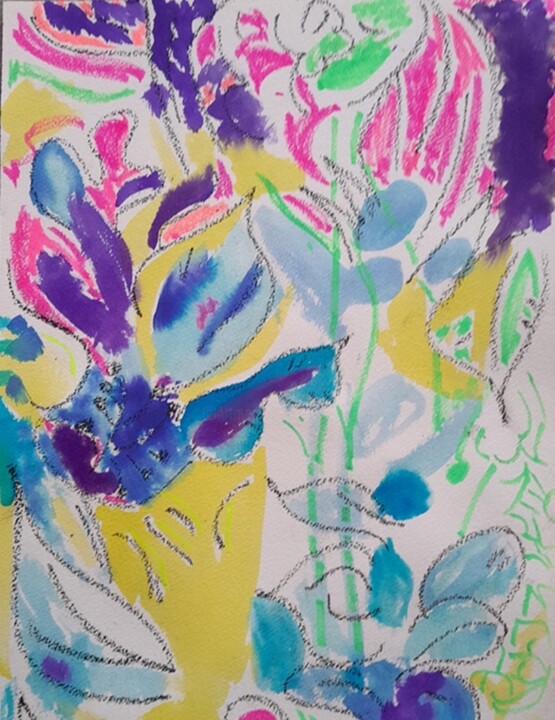 图画,  16.9x11.8 in 