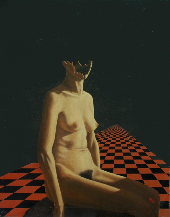 绘画,  35.4x27.6 in 