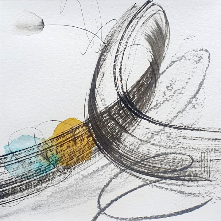 Power of love (2) 绘画, 7.9x7.9 in