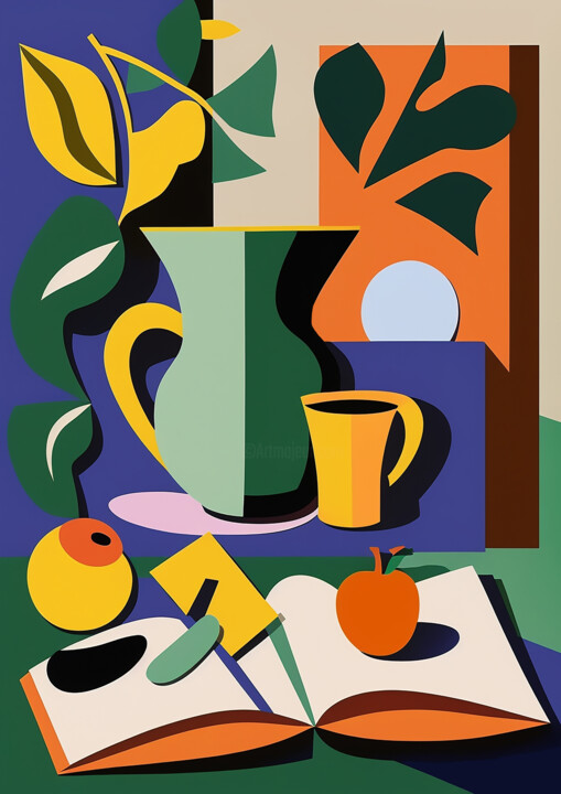 Abstract Still-life 17 Tablo, 16,5x11,8 in