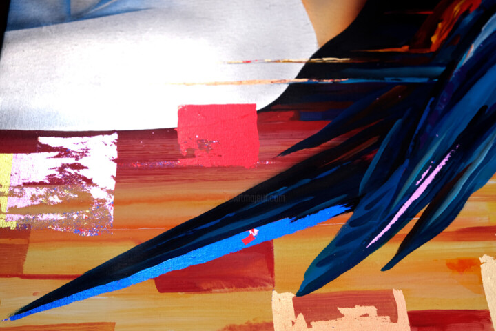 Artwork's surface or texture