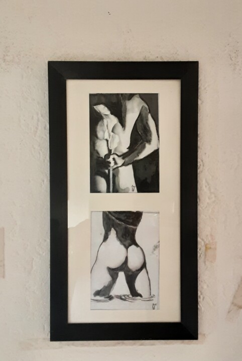 Eine schöne Rücken kann auch entzücken. 图画, 16.1x8.3 in