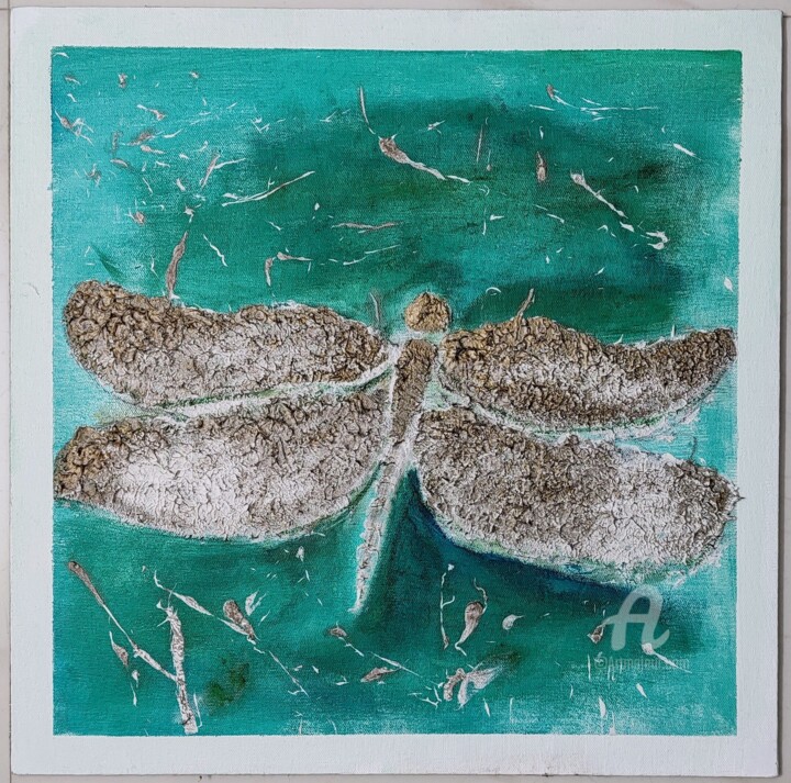"Anax" 绘画, 18x18 in
