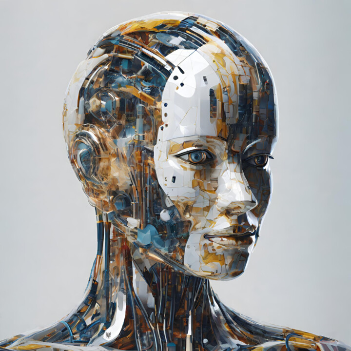 Digital ART 72 - ART Robot Humanoid Digital Arts