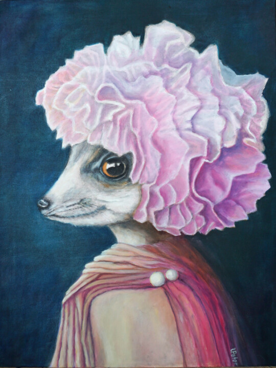 Fräulein Schmidt 绘画, 31.5x23.6 in
