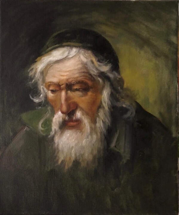 по мотивам старых мастеров 绘画, 11.8x9.8 in