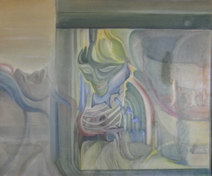 Aquarius rétrovision 绘画, 23.6x31.9 in