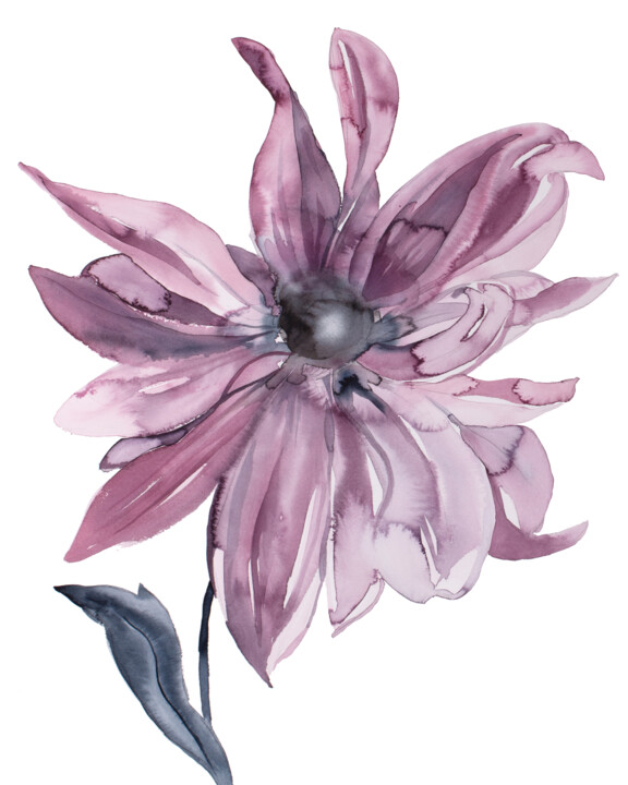 Dahlia 绘画, 20x16 in