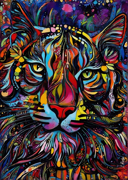 Simon 24 绘画, 27.6x19.7 in