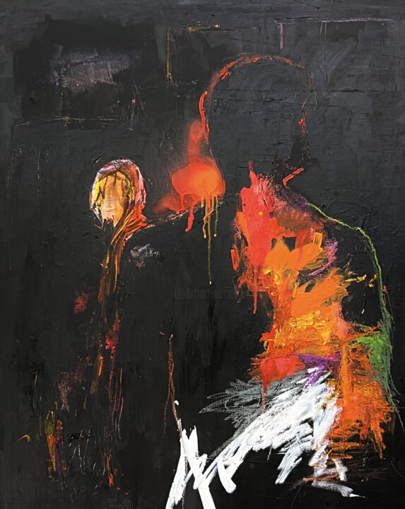La séparation 绘画, 25.6x19.7 in