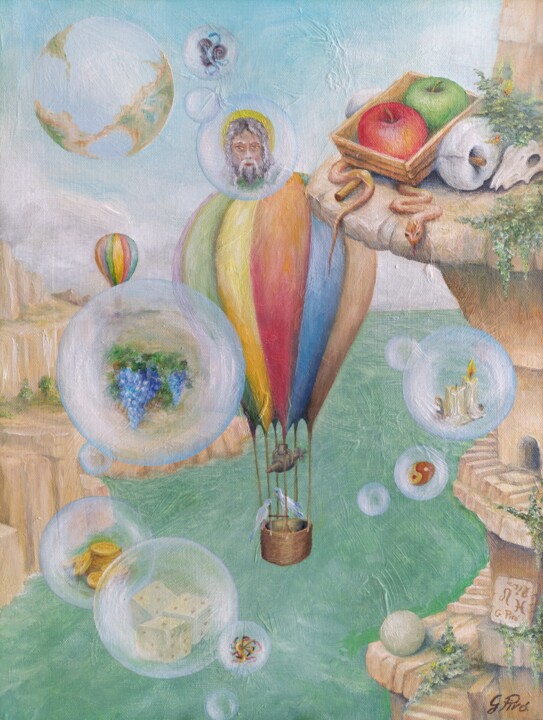 绘画 标题为“Gregory Pyra Piro p…” 由Gregory Pyra Piro, 原创艺术品, 油 安装在木质担架架上