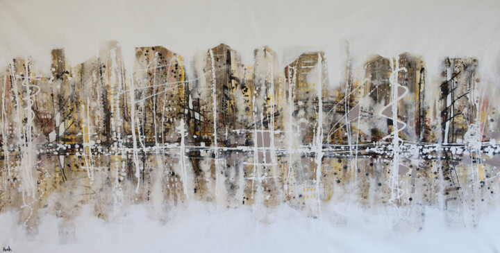 Light city Pittura, 39,4x78,7 in