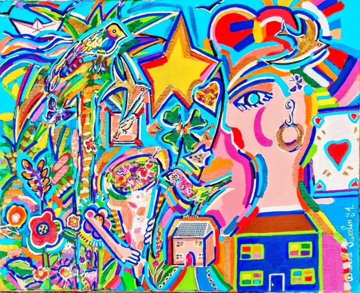 绘画,  13x16.5 in 