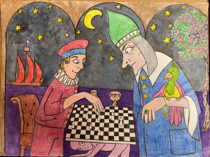 Иллюзия 图画, 7.9x11.4 in