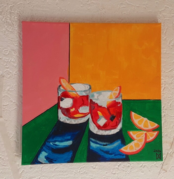 绘画,  15.8x15.8 in 