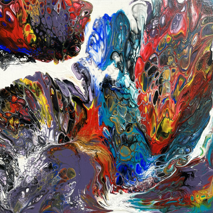 Vivid Dreamscape 绘画, 15.8x15.8 in