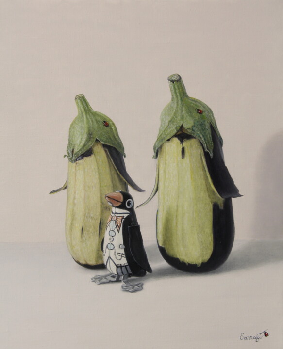 L'adoption! 绘画, 10.6x8.7 in