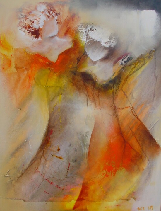 Mystery 12-02 绘画, 35.4x27.6 in