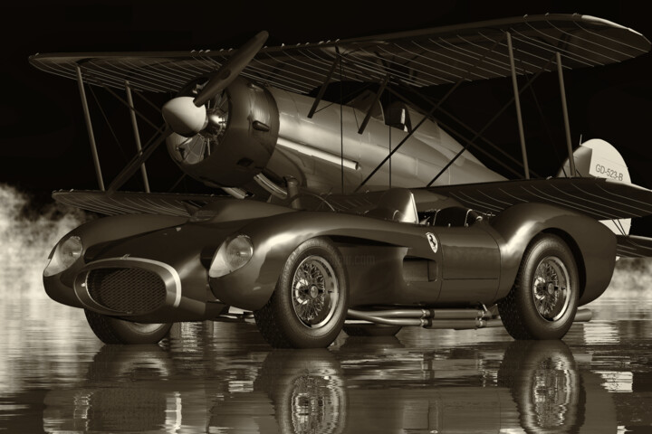 Ferrari F250 Testarossa 1957 数字艺术