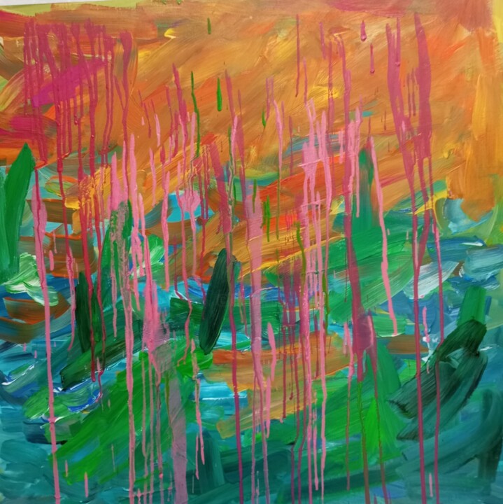 绘画,  39.4x39.4 in 