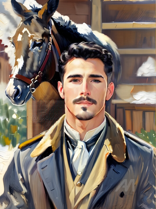"Wild Stallion" 数字艺术