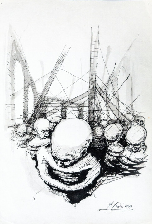 "Surrealizm II" 图画, 11.4x8.3 in