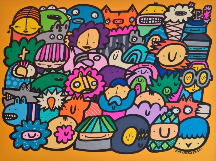 On A Sunny Day 绘画, 29.5x39.4 in